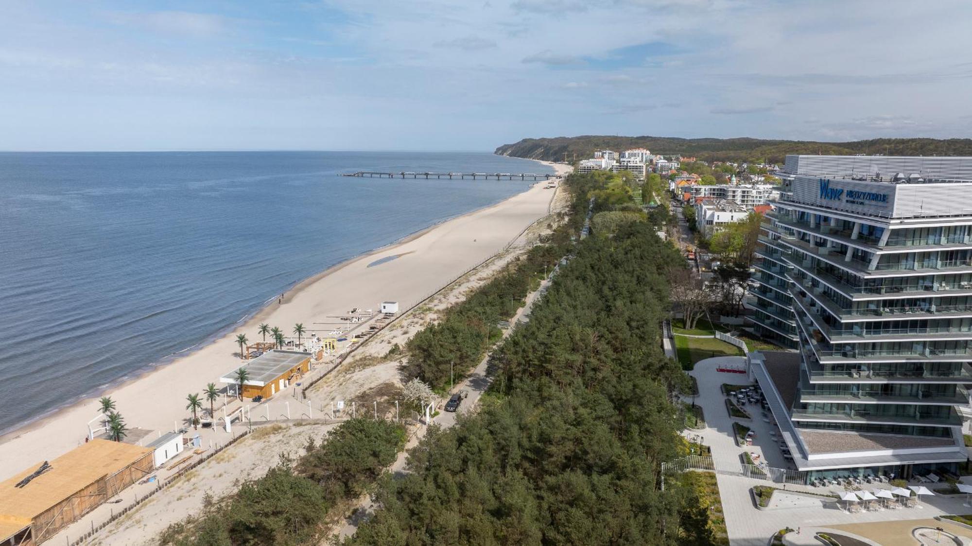 Wave Panorama 8Th Floor Sea View Appartement Miedzyzdroje Buitenkant foto